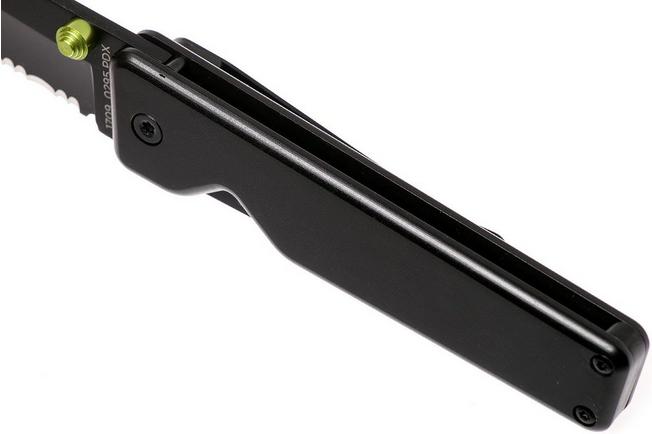 Image for The James Brand Chapter, black + black, serrated pocket knife