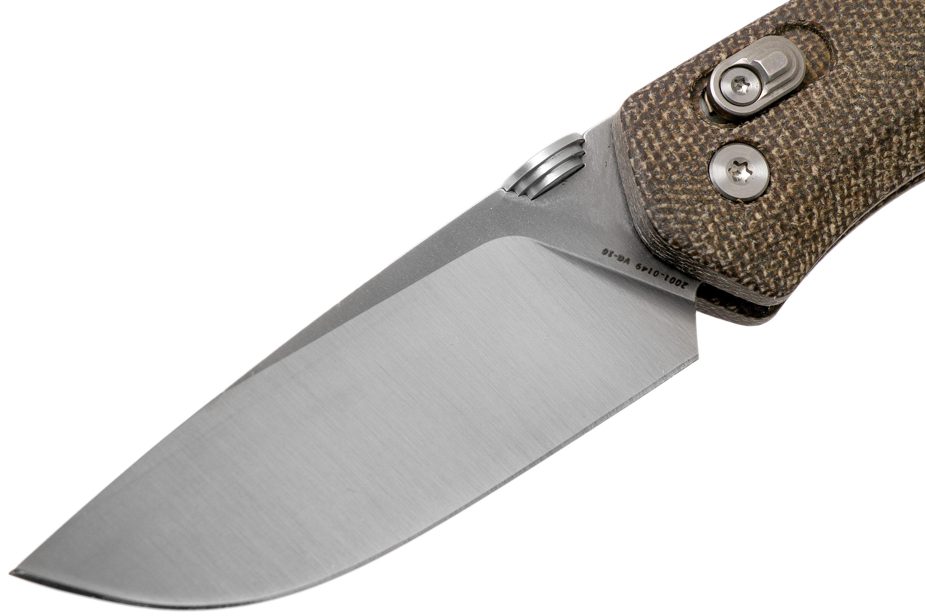 The James Brand The Carter, od green micarta, stainless zakmes KN108127