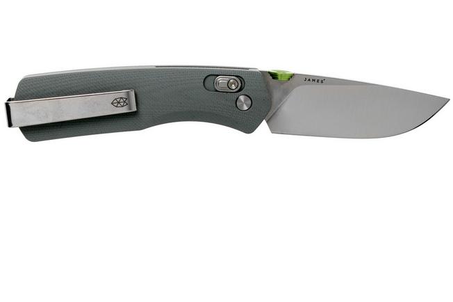 The James Brand The Carter, primer gray, stainless pocket knife