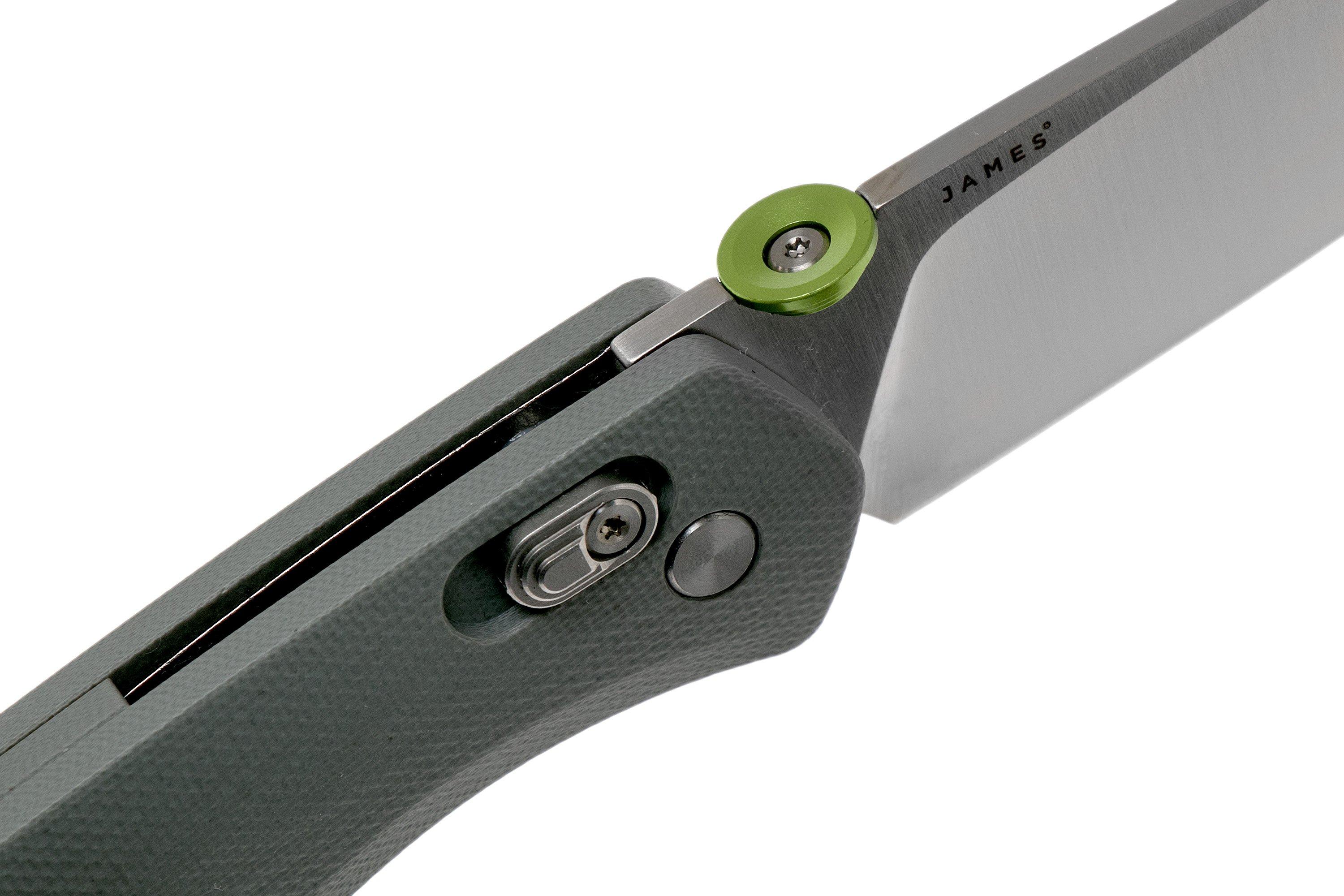 The James Brand The Carter, primer gray, stainless pocket knife KN10813900 Advantageously