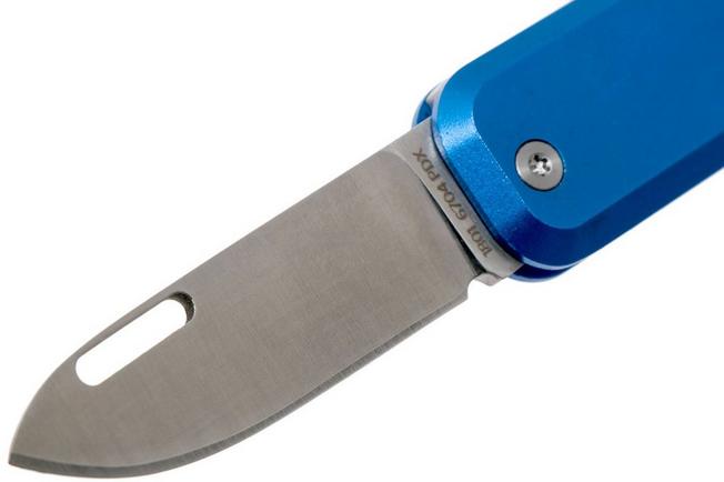 Image for The James Brand Elko, cerulean blue + satin pocket knife