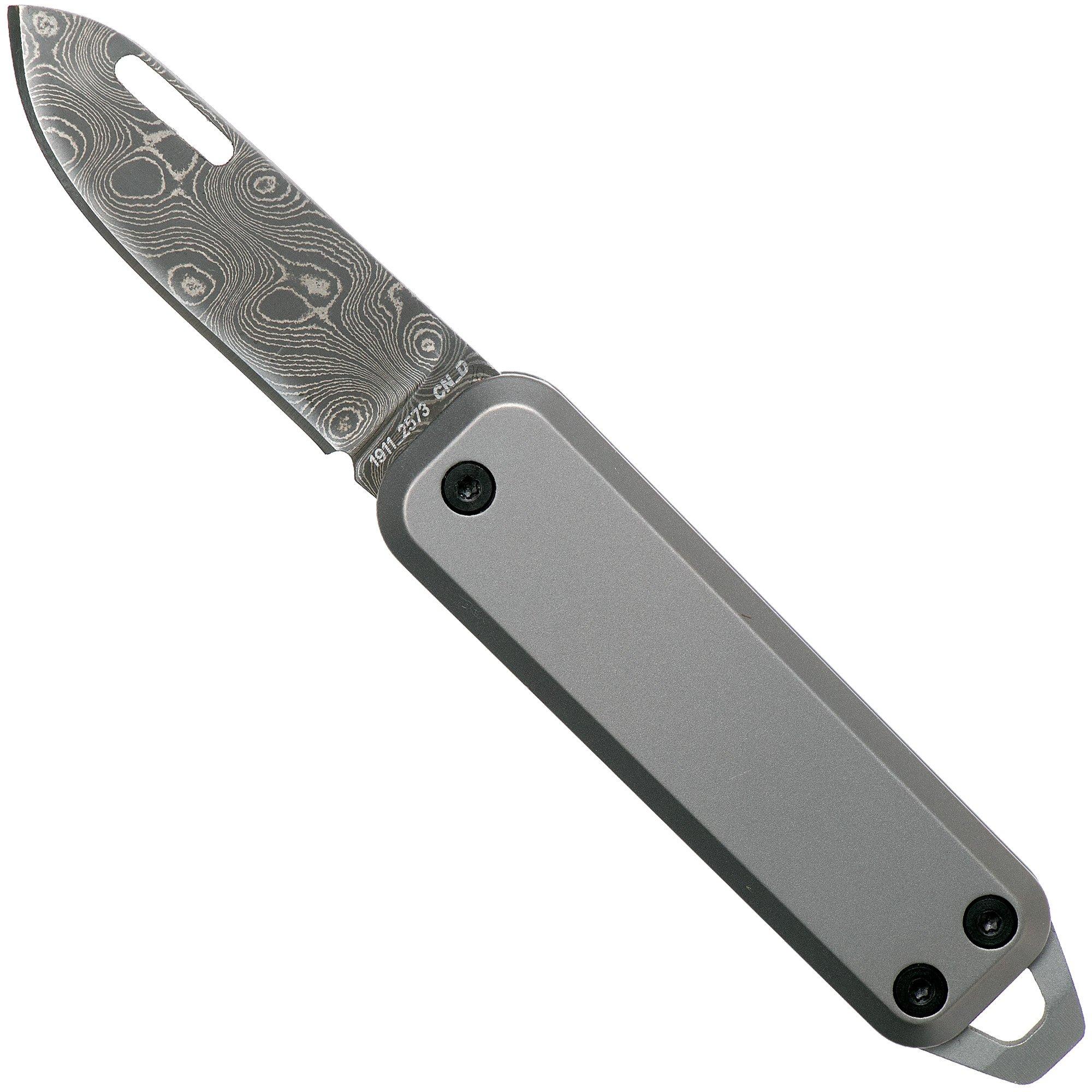 Couteau De Poche ASSASSIN KNIVES Exclusif Damas Chad Nichols 61 HRC Pliant