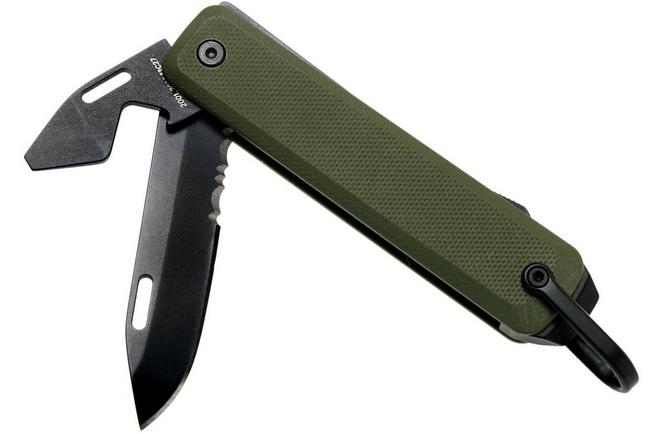 Imagen para The James Brand Ellis, od green G10 + navaja negra