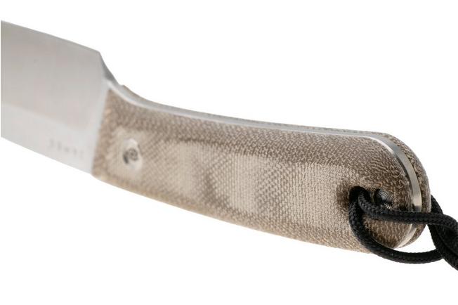 Image for The James Brand The Hell Gap stainless + od green micarta fixed knife