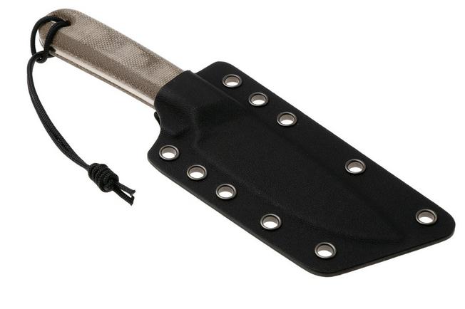 Image for The James Brand The Hell Gap stainless + od green micarta fixed knife