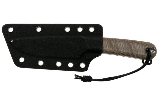 Image for The James Brand The Hell Gap stainless + od green micarta fixed knife