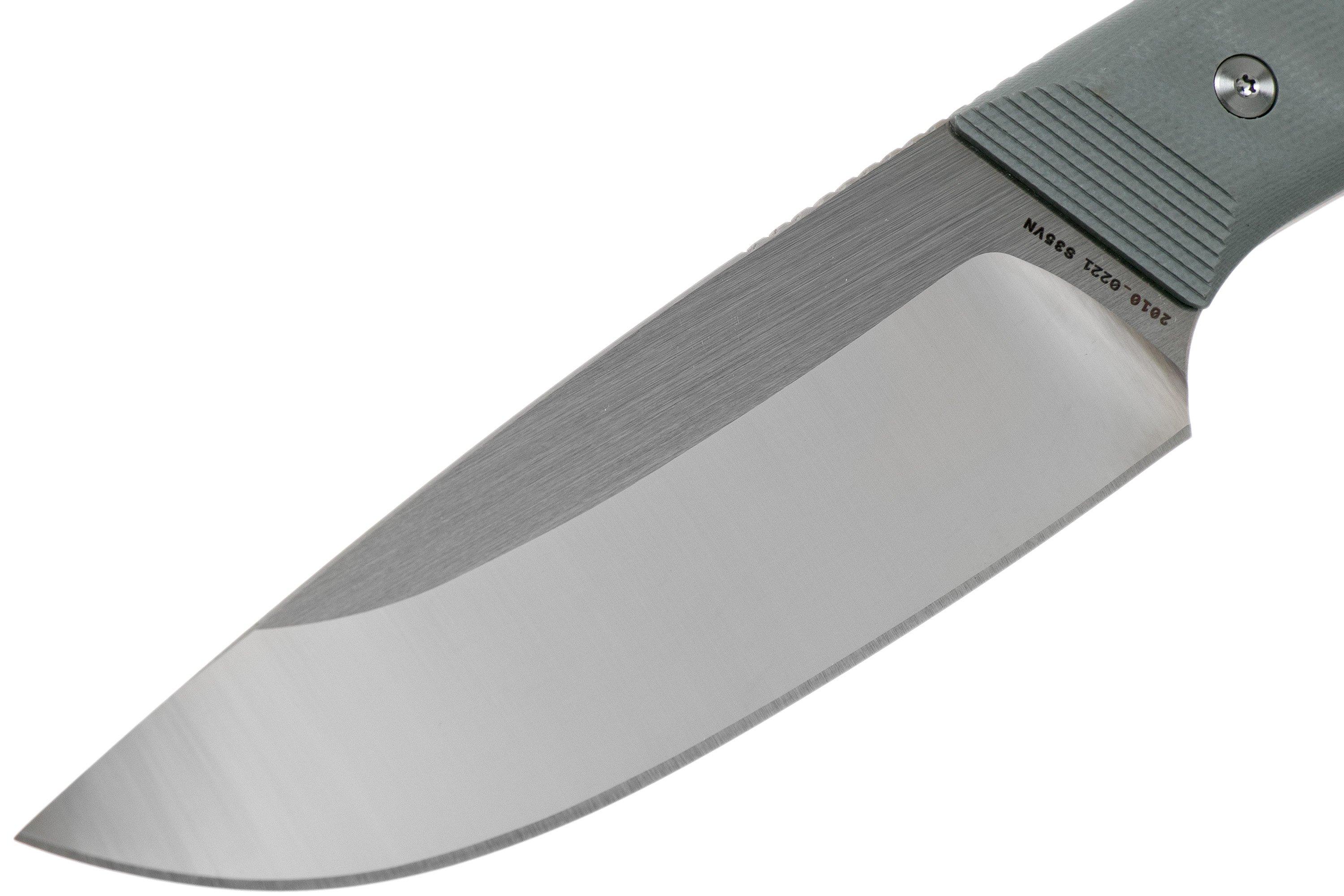 The James Brand The Hell Gap stainless + primer grey G10 fixed knife