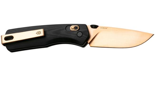 Afbeelding voor The James Brand The Carter KN108214-00 Black and Rose Gold, zakmes