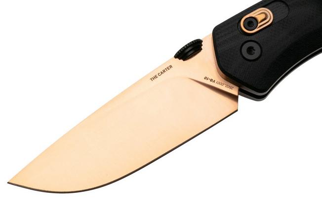 Afbeelding voor The James Brand The Carter KN108214-00 Black and Rose Gold, zakmes