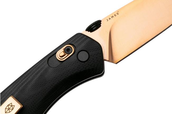 Afbeelding voor The James Brand The Carter KN108214-00 Black and Rose Gold, zakmes