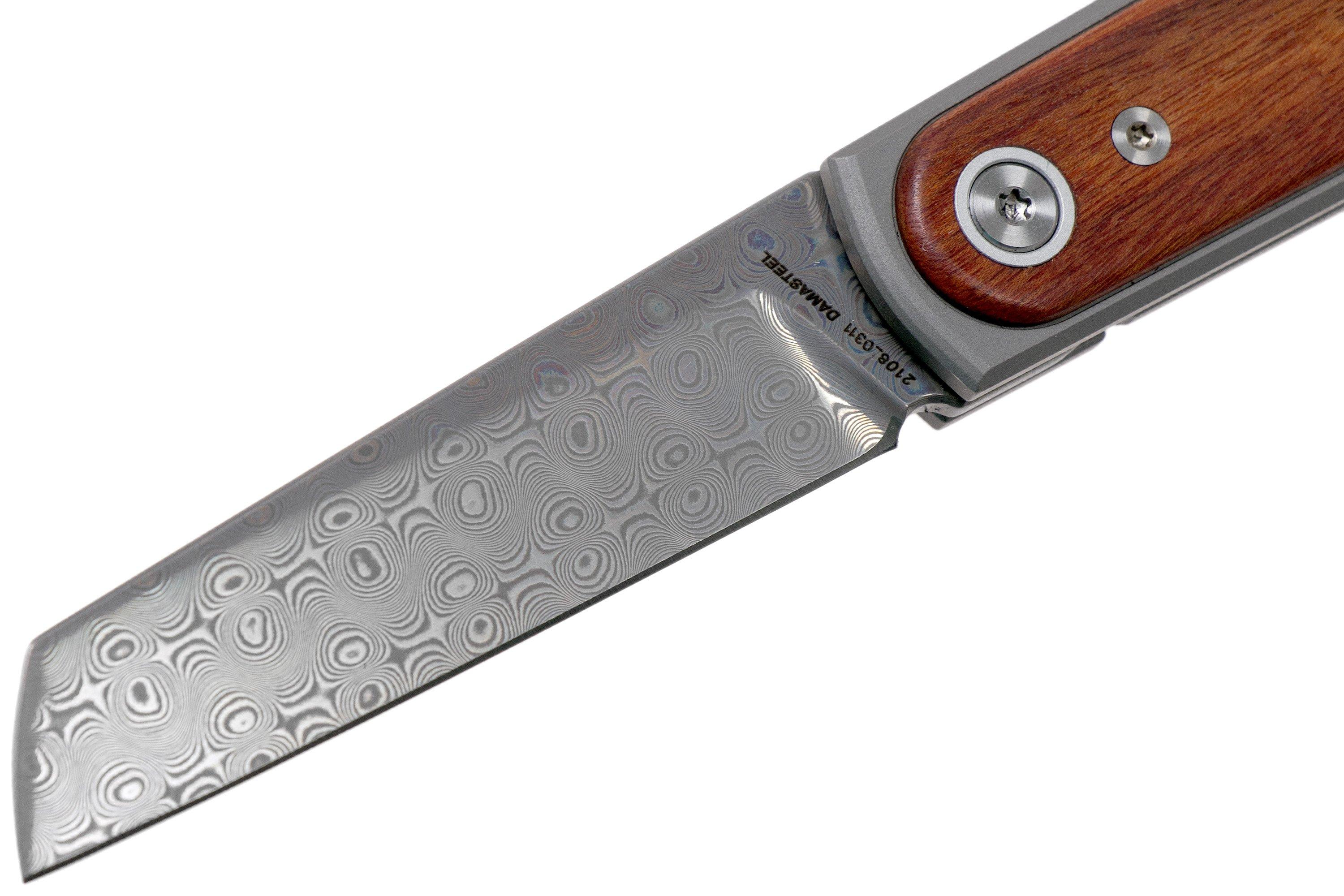 The James Brand The Duval Rosewood Damascus, KN109159-00