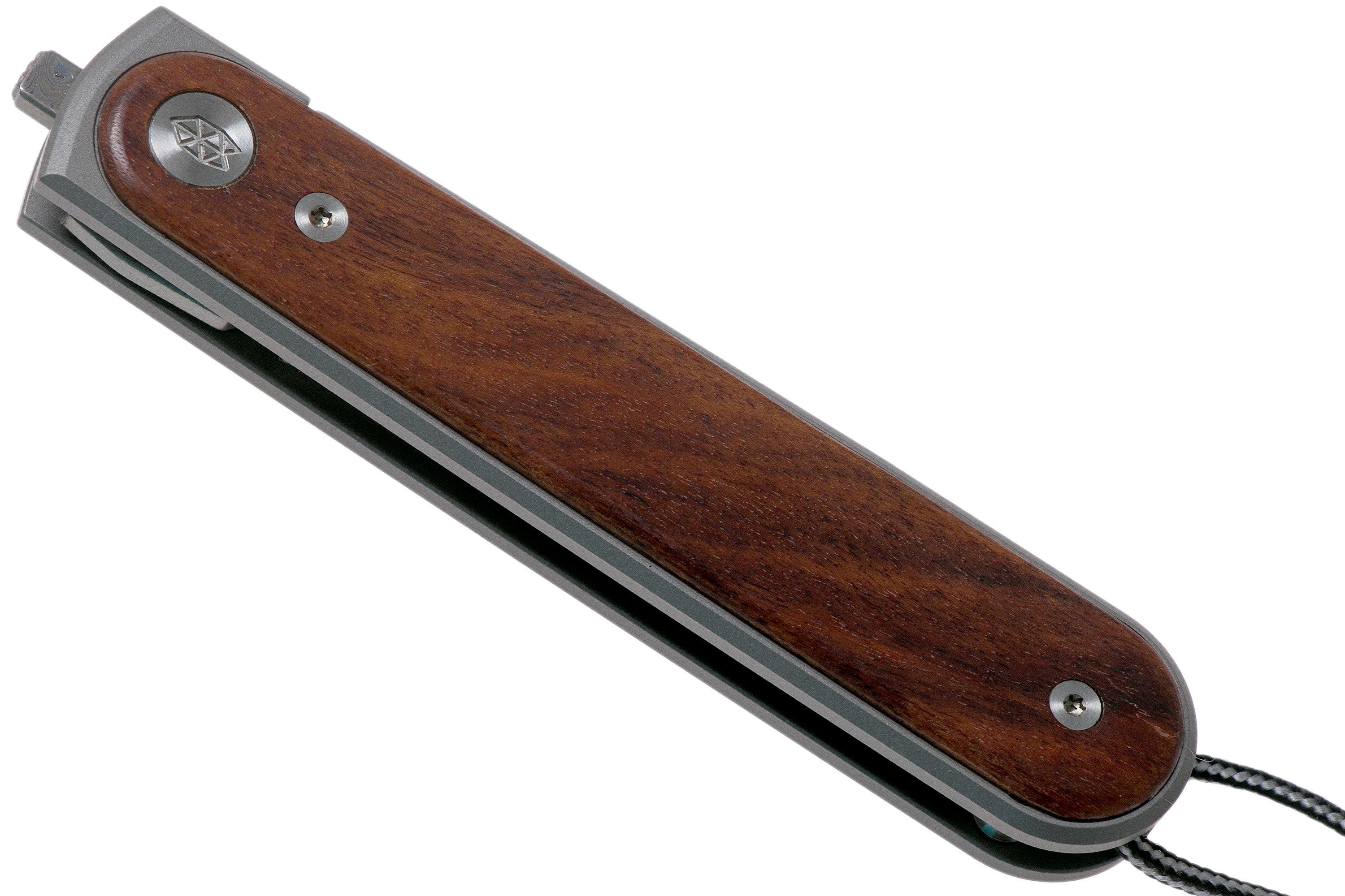 The James Brand The Duval Rosewood Damascus, KN109159-00 pocket
