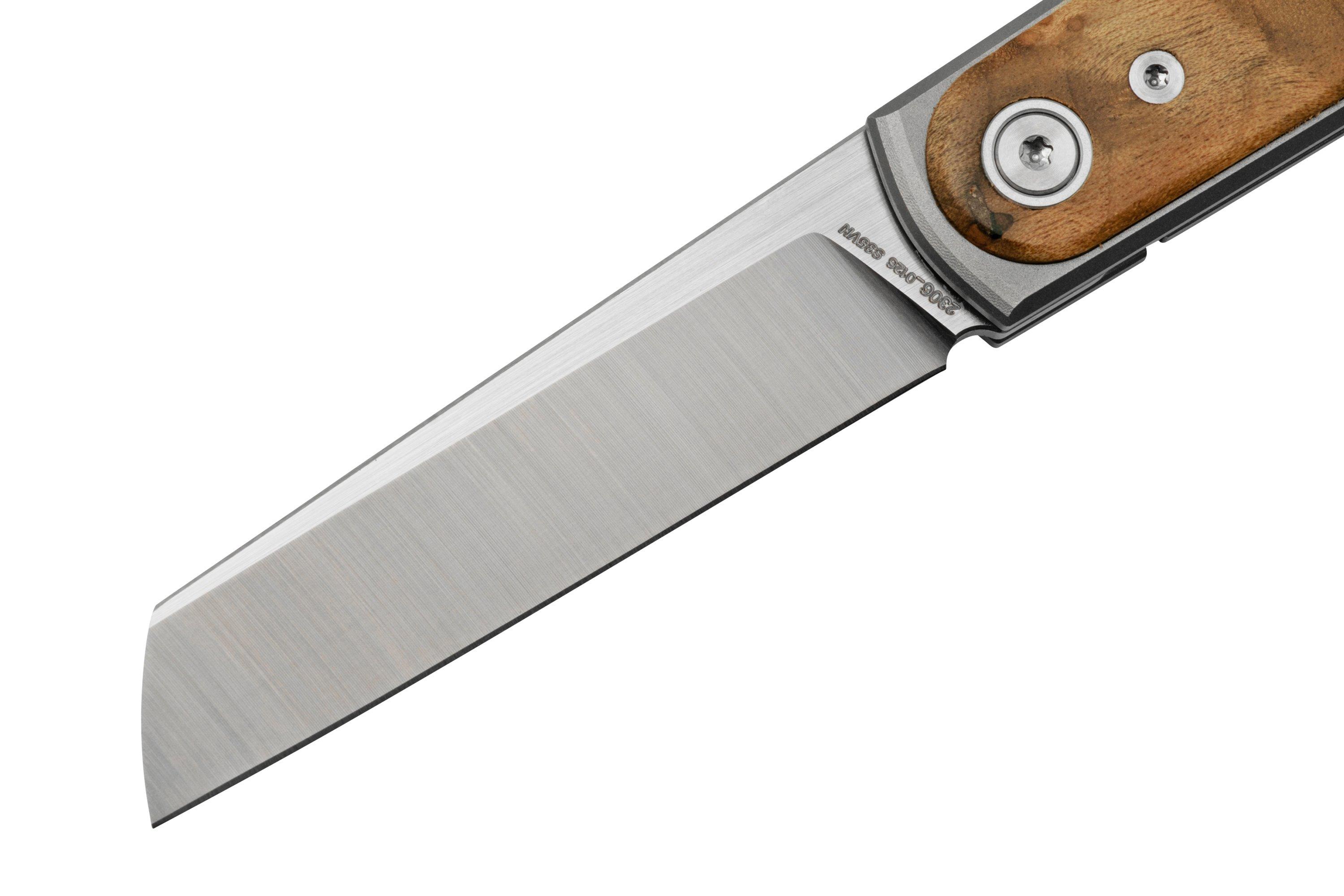 The James Brand The Duval KN10921700 Sycamore, Stainless Blade, pocket