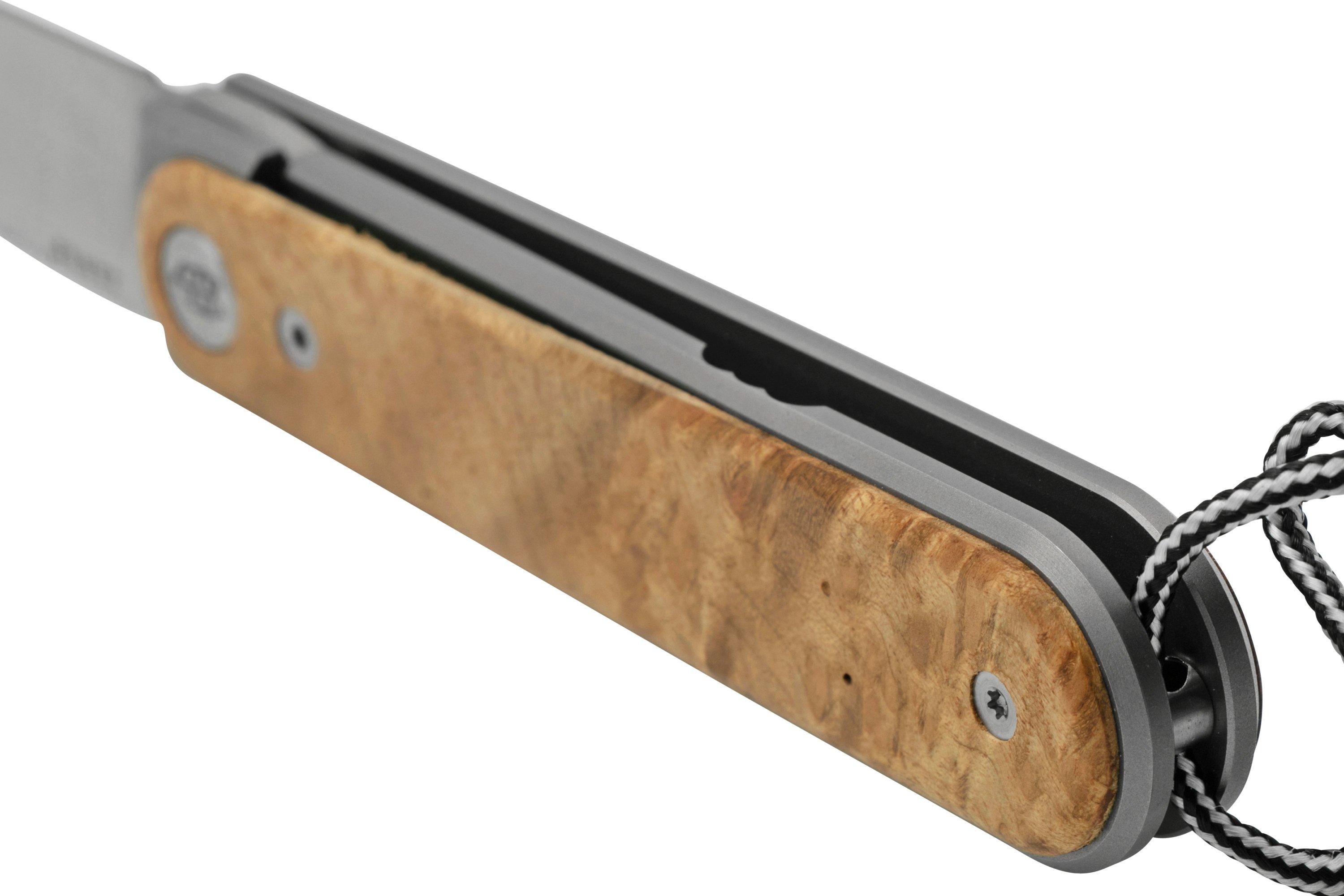 The James Brand The Duval KN10921700 Sycamore, Stainless Blade, pocket