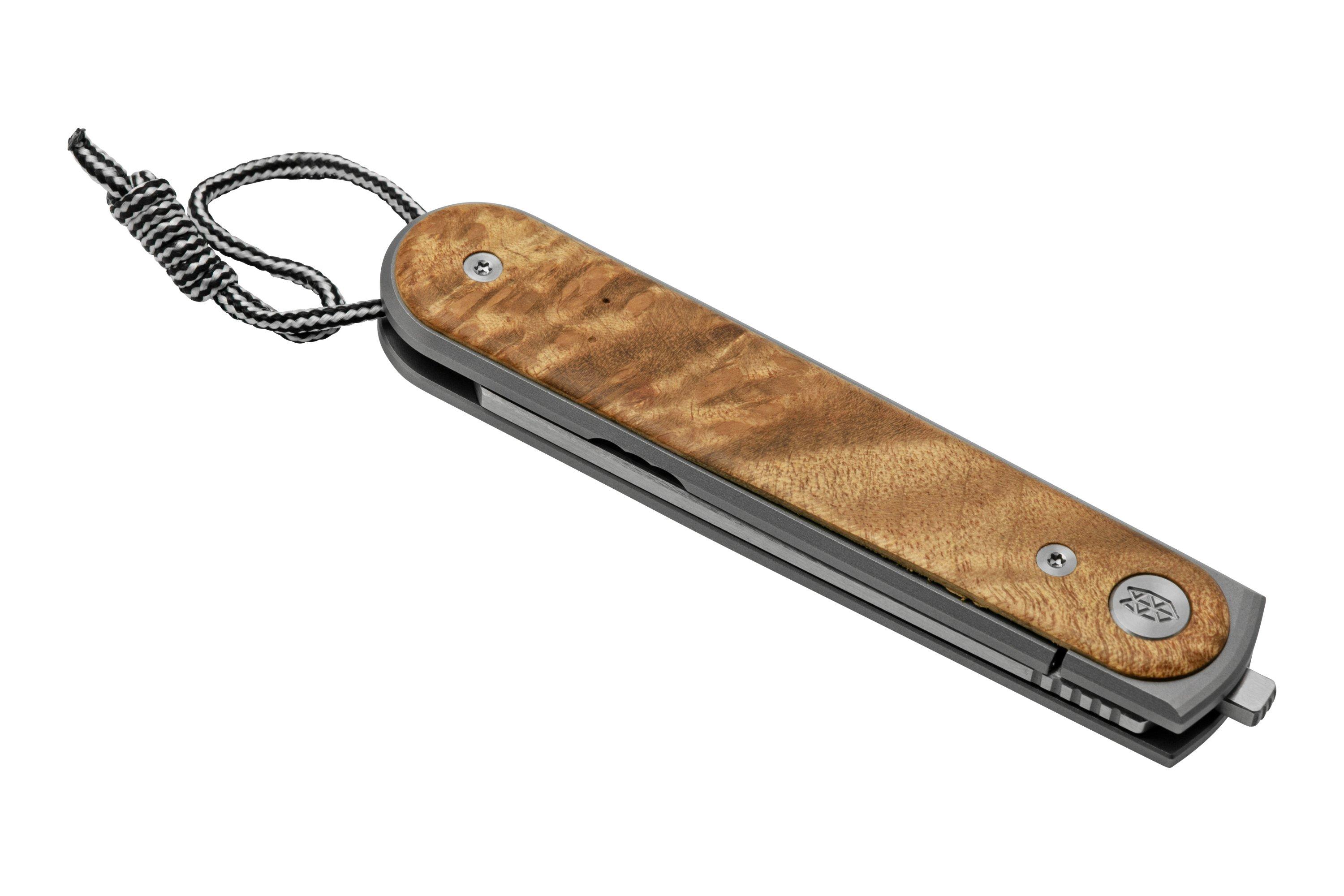 The James Brand The Duval KN10921700 Sycamore, Stainless Blade, pocket