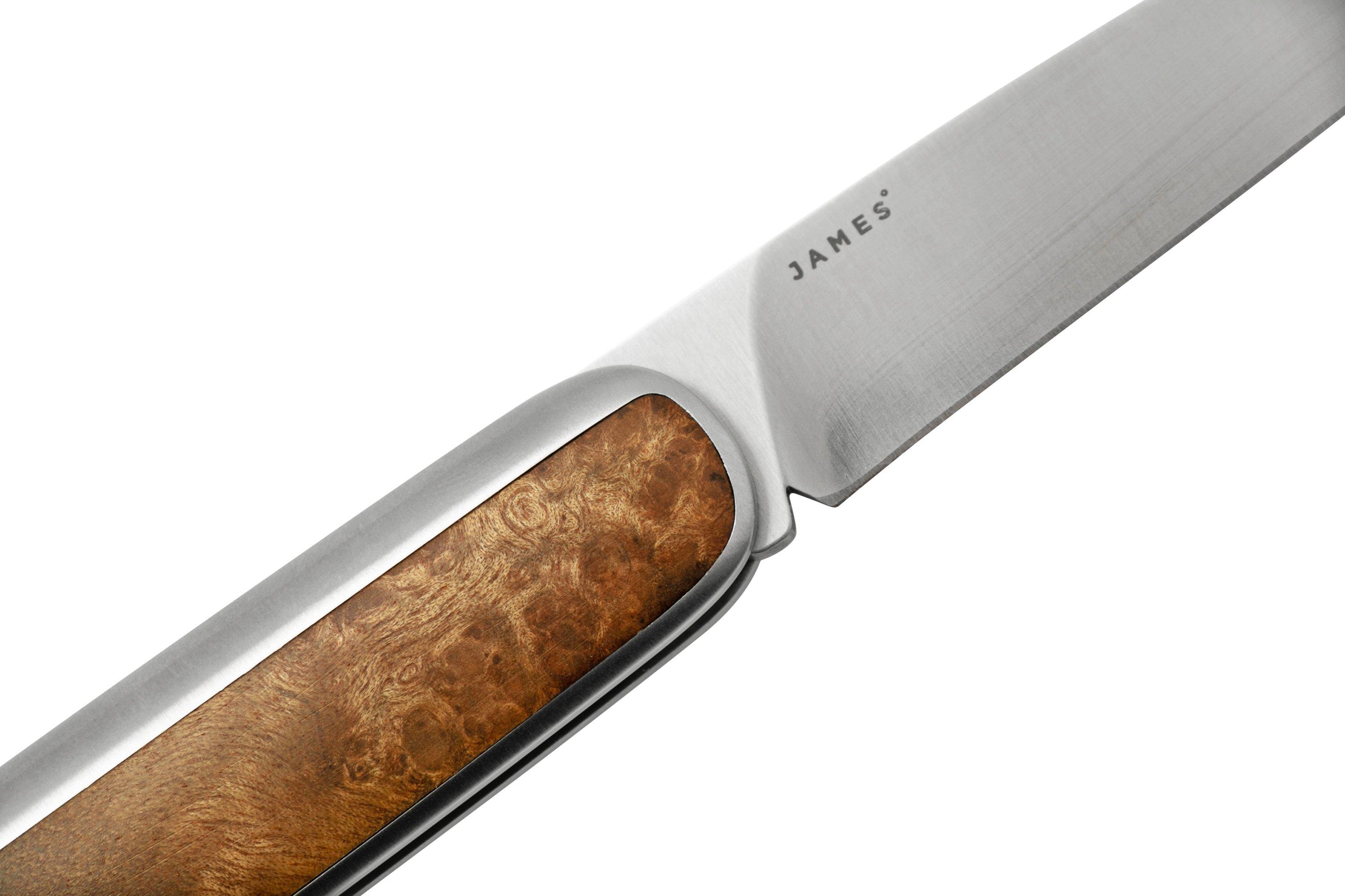The James Brand The Pike KN11021700 Sycamore, Stainless Blade, pocket