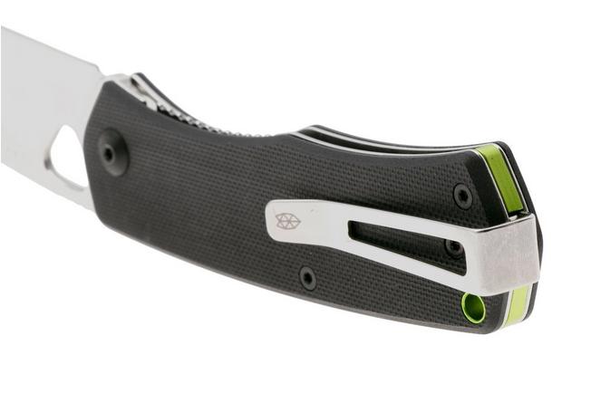 Afbeelding voor The James Brand The Folsom KN112114-00 Satin VG-10, Black G10, zakmes
