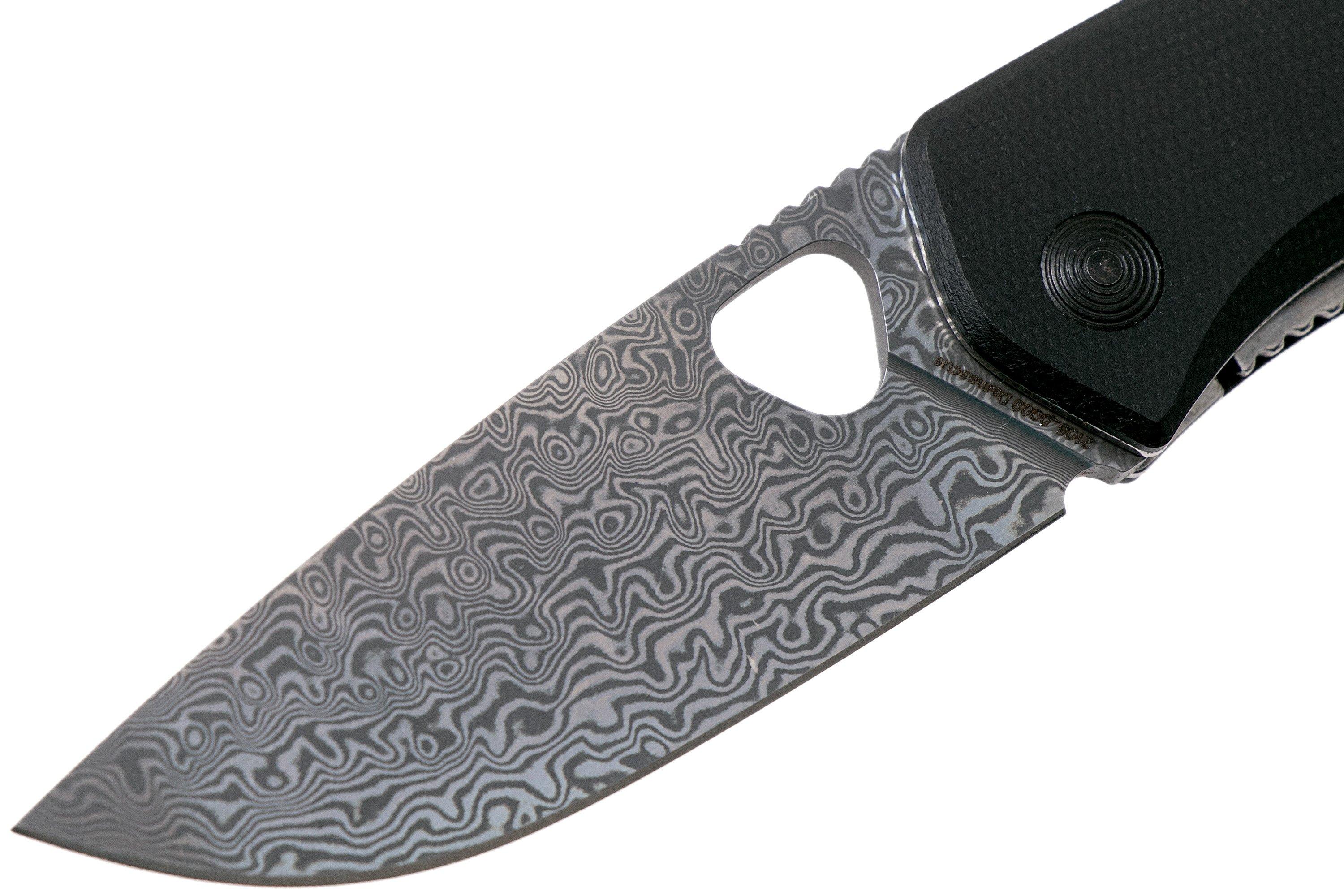 The James Brand The Folsom Black, Damascus, Micarta, KN102147-00 pocket ...