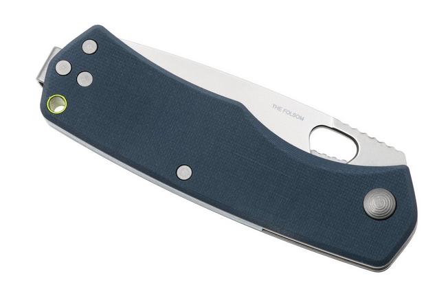Afbeelding voor The James Brand The Folsom KN112254-00 Stonewashed VG-10, Tidal Blue G10, zakmes