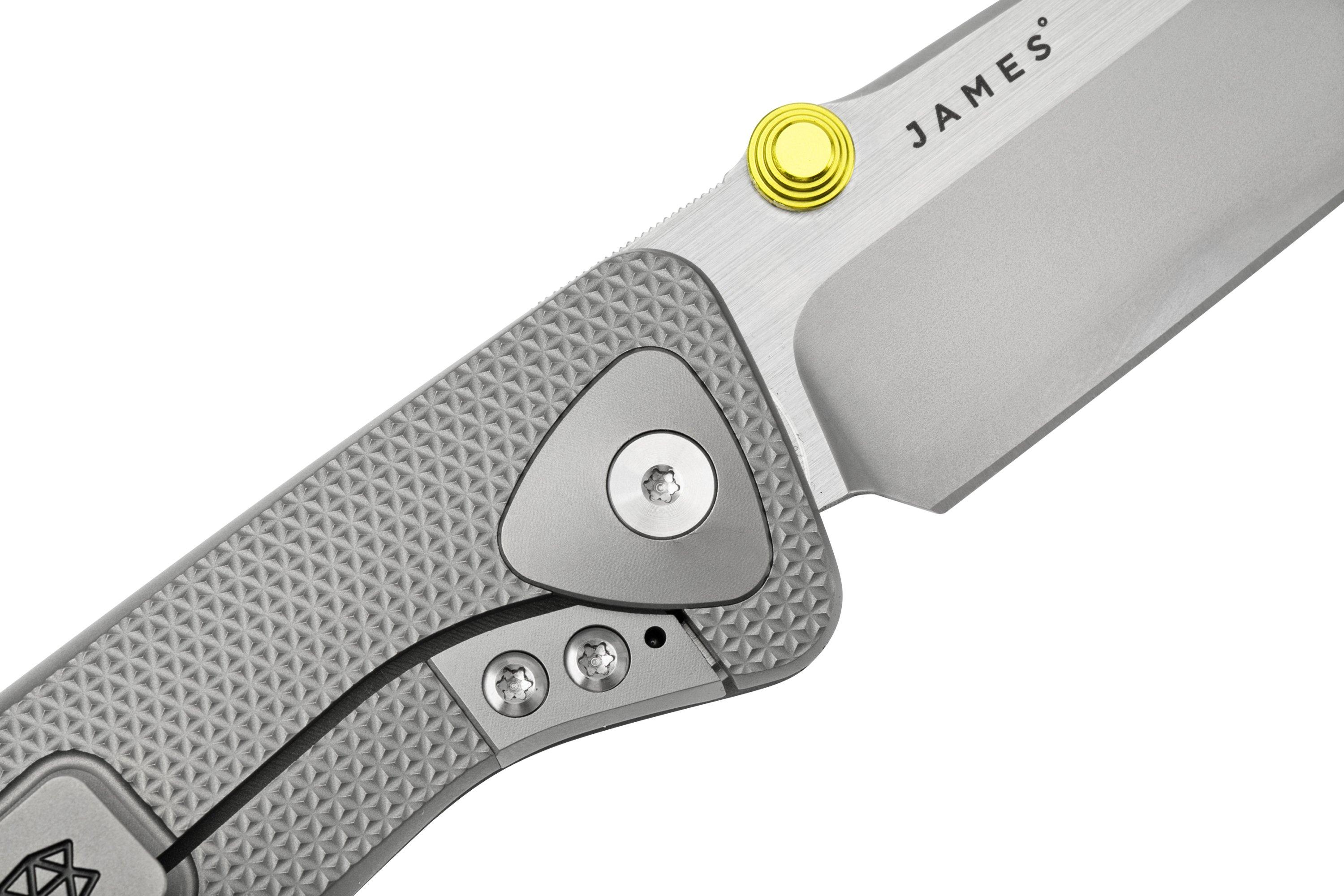 The James Brand The Barnes Grey Titanium KN11411200 pocket knife Advantageously shopping at