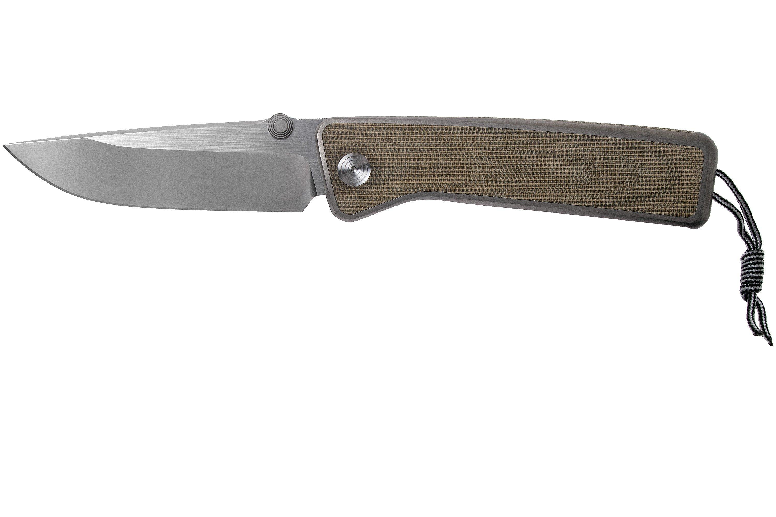 The James Brand The Barnes Titanium, OD Green Micarta KN11415800