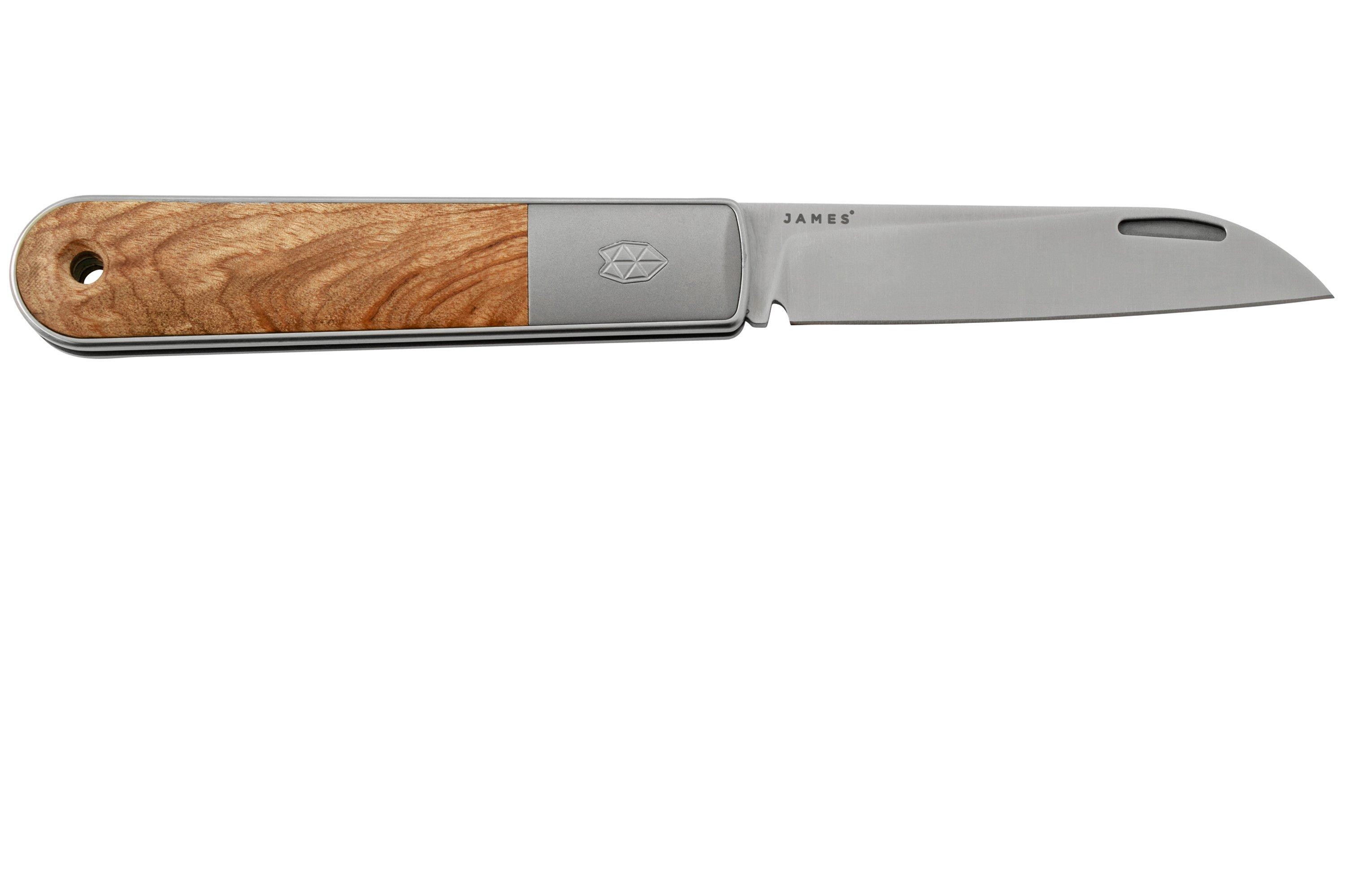 tw　エリミネーター　ジェンマ　ビーノ The James Brand The Wayland KN115217-00 Sycamore, Stainless Blade
