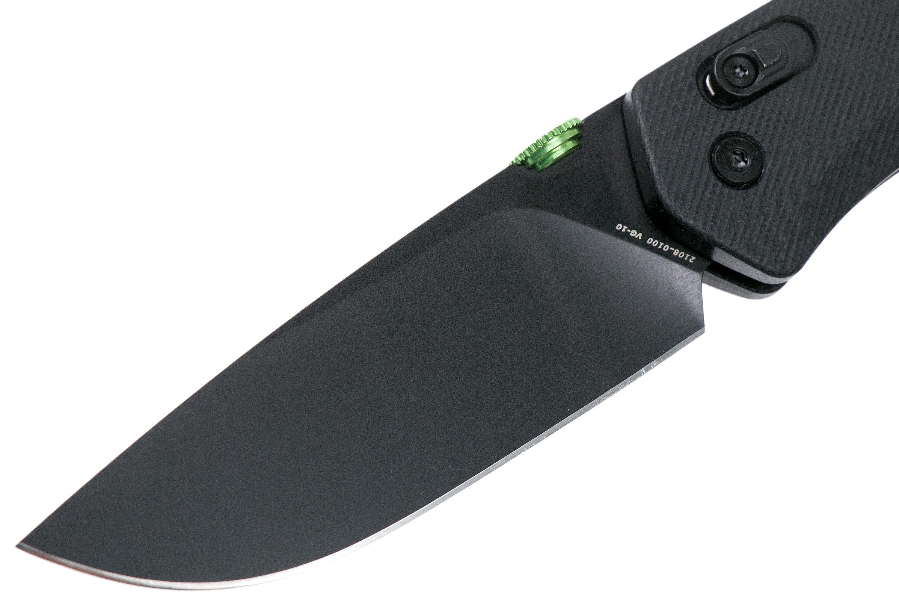 The James Brand The Carter XL, Black G10, Black pocket knife JAKN11611300 Advantageously