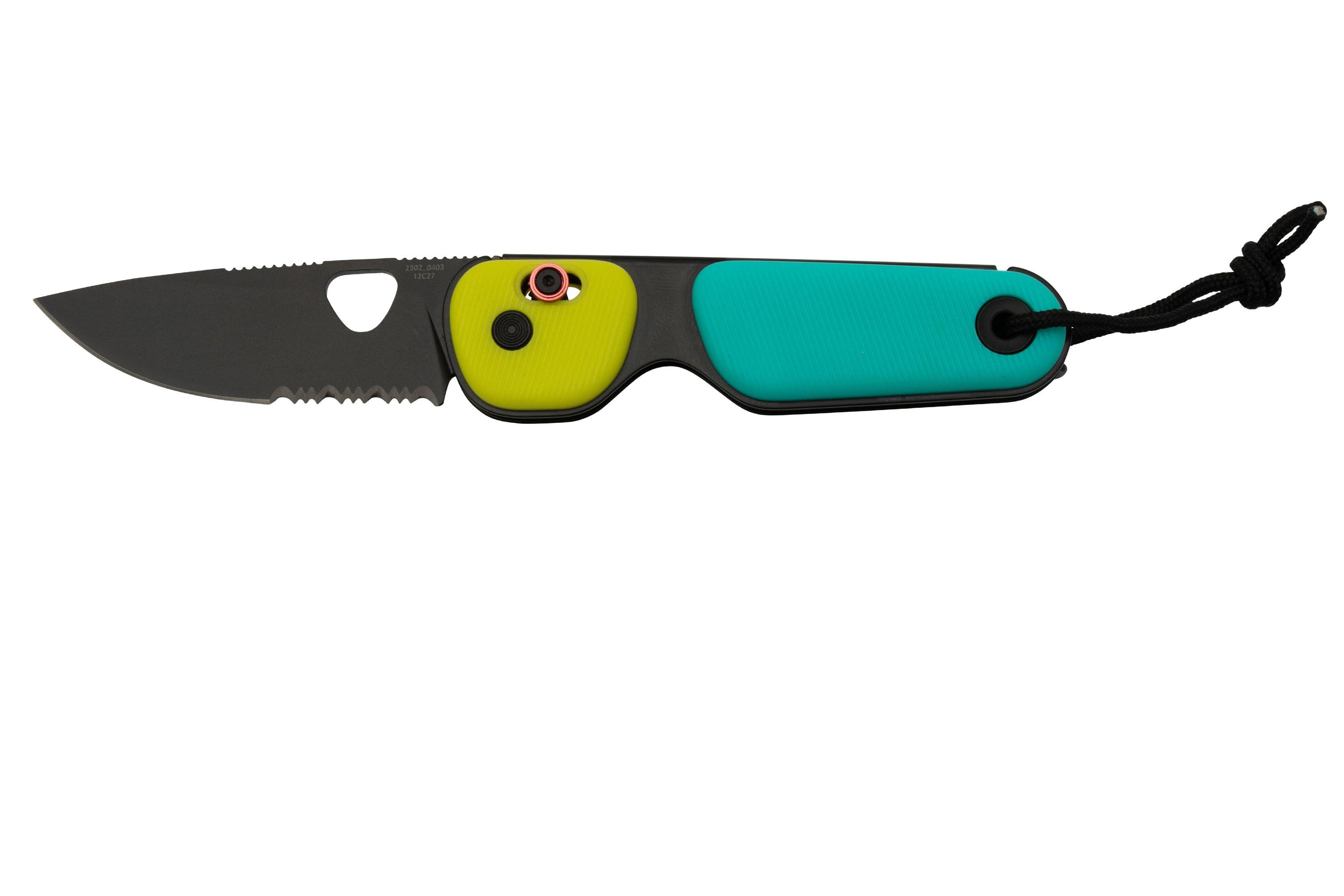 The James Brand The Redstone, Neon, Turquoise PP, black, Serrated