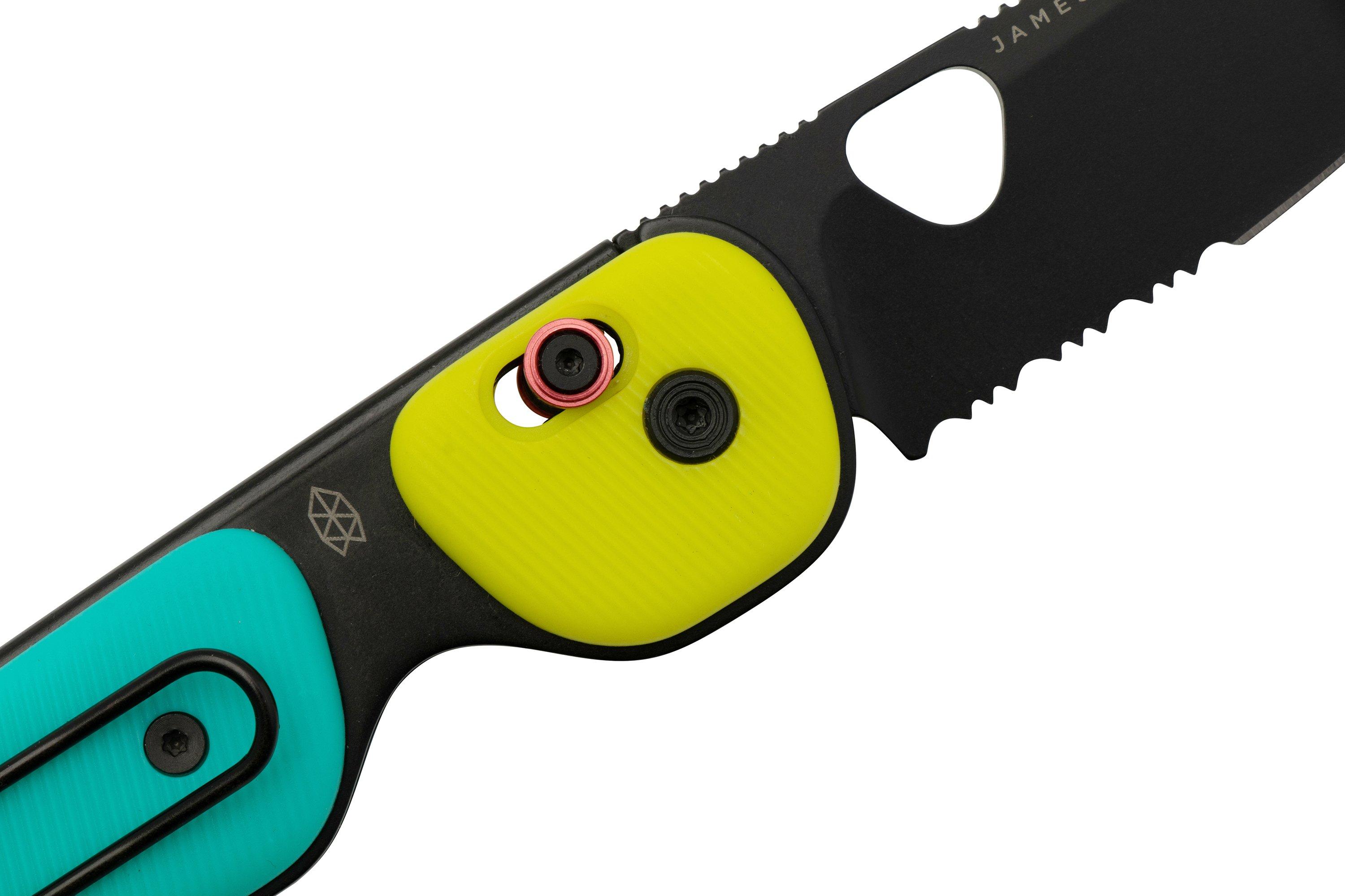 The James Brand The Redstone, Neon, Turquoise PP, black, Serrated ...
