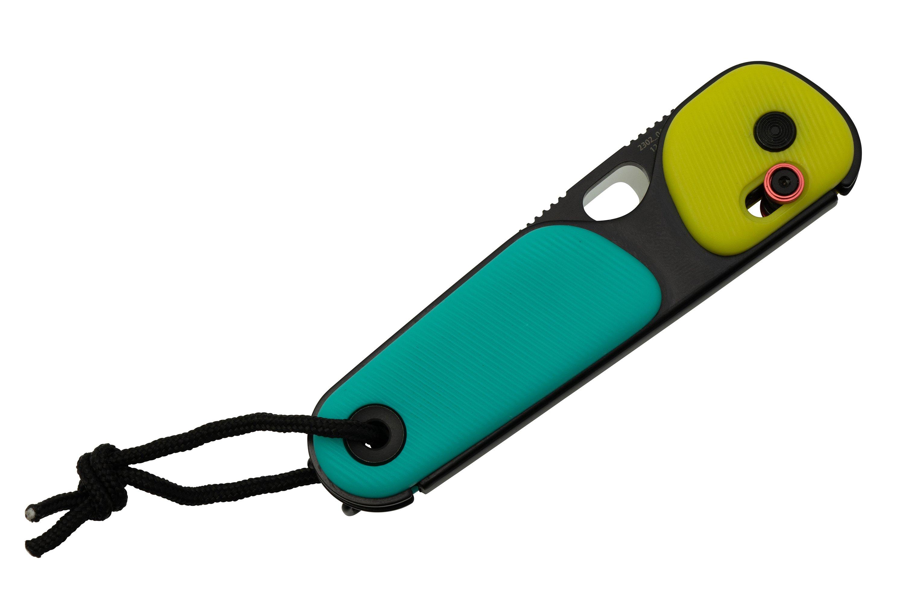 The James Brand The Redstone, Neon, Turquoise PP, black, Serrated