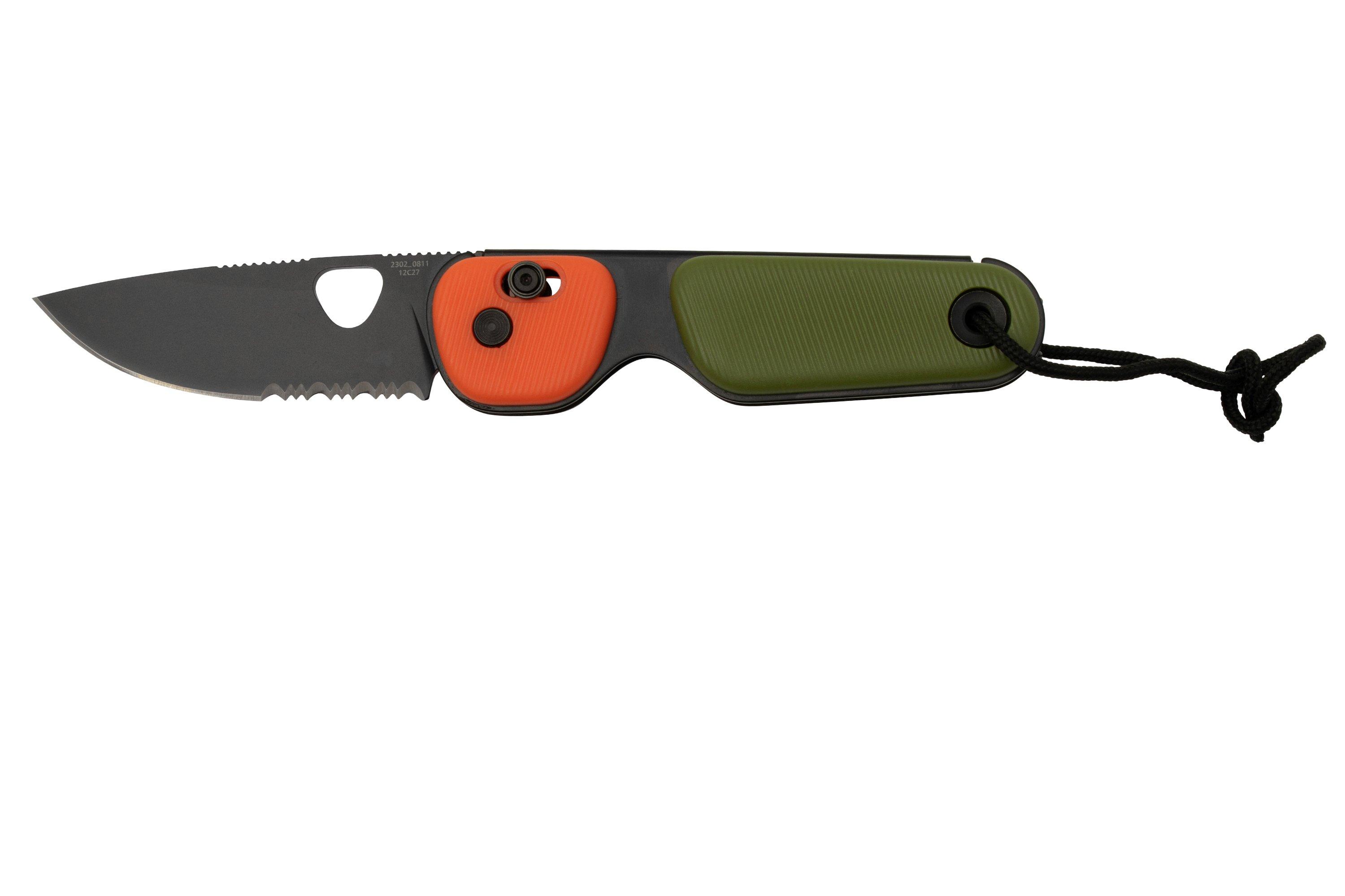 The James Brand The Redstone, OD Green + Orange PP, black