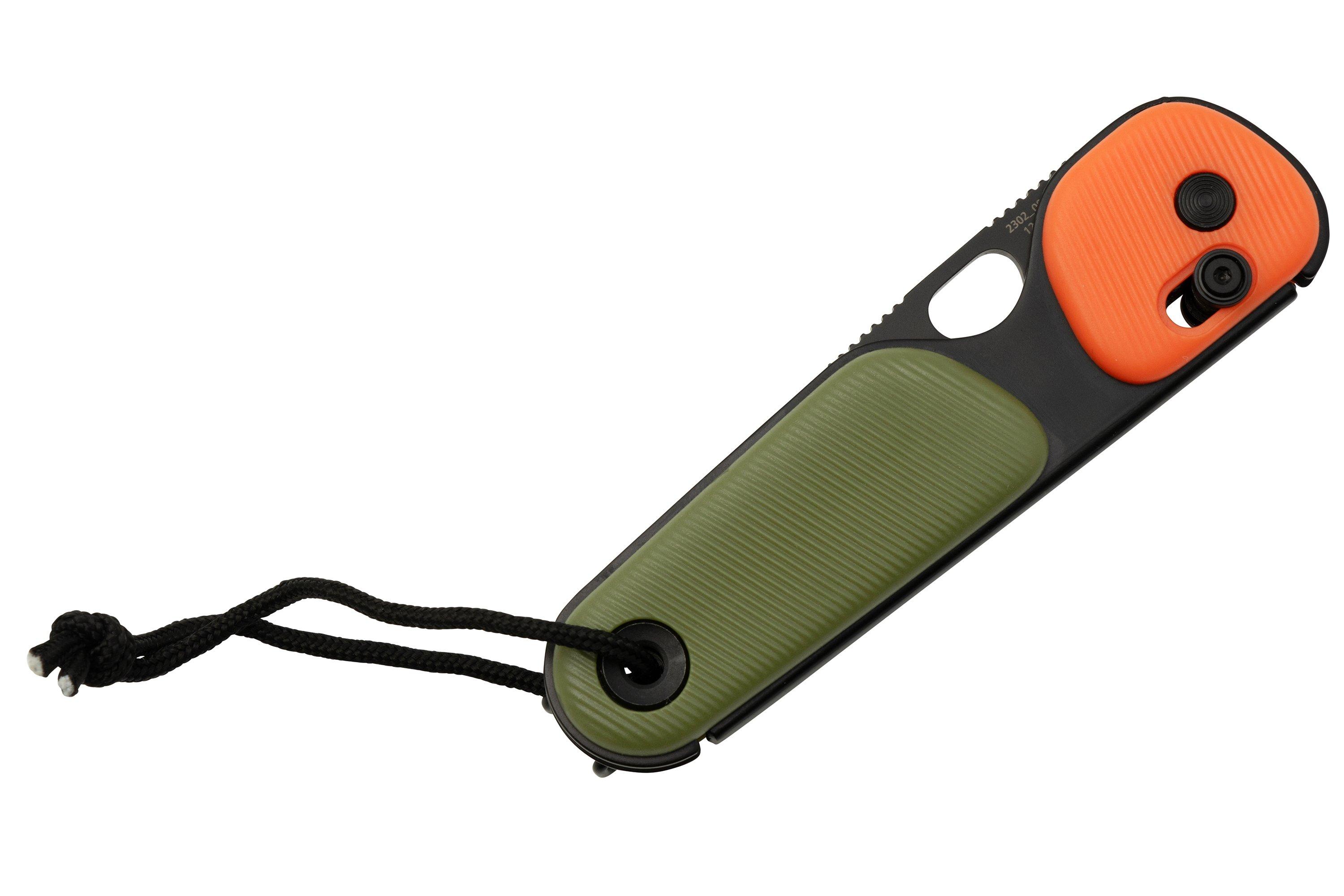 The James Brand The Redstone, OD Green + Orange PP, black