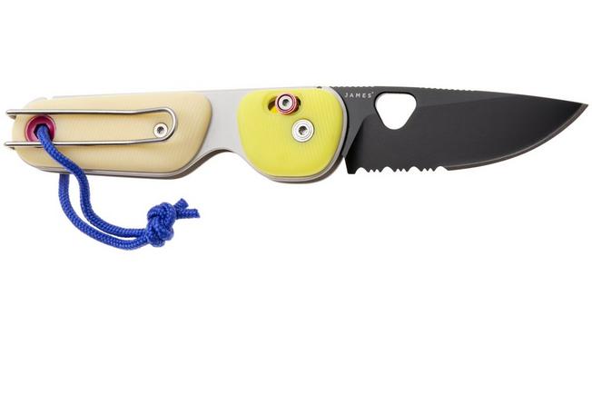Afbeelding voor The James Brand The Redstone KN118268-01 Black 12C27, Buttermilk Butter Polypropylene, zakmes