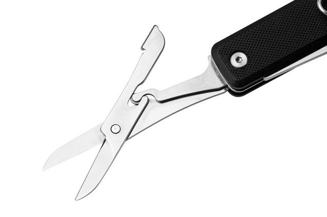 The James Brand The Ellis Scissors Serrated Black G10 Stainless KN119101-01  pocket knife