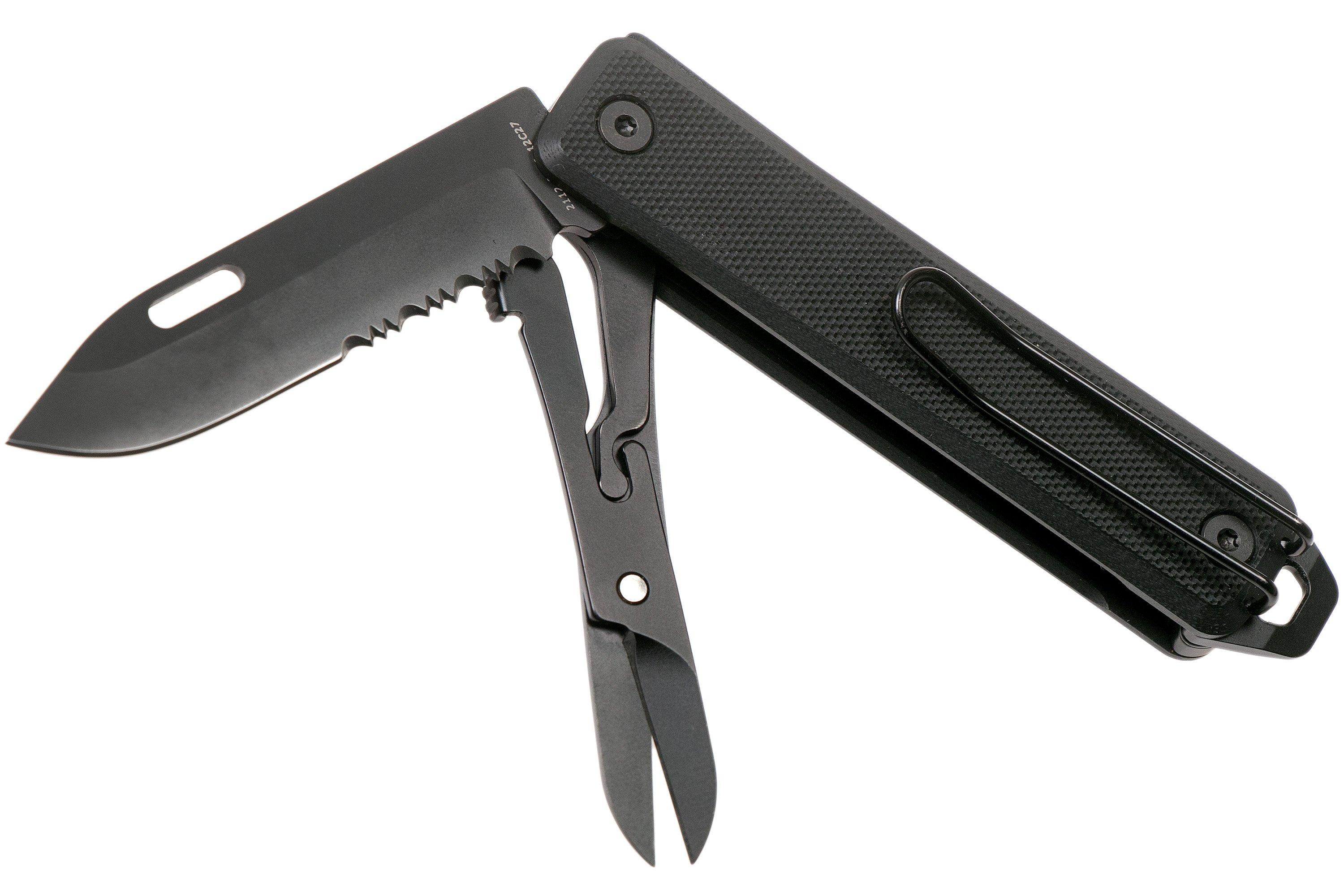 The James Brand Ellis Scissors, Black, Black, G10 pocket knife