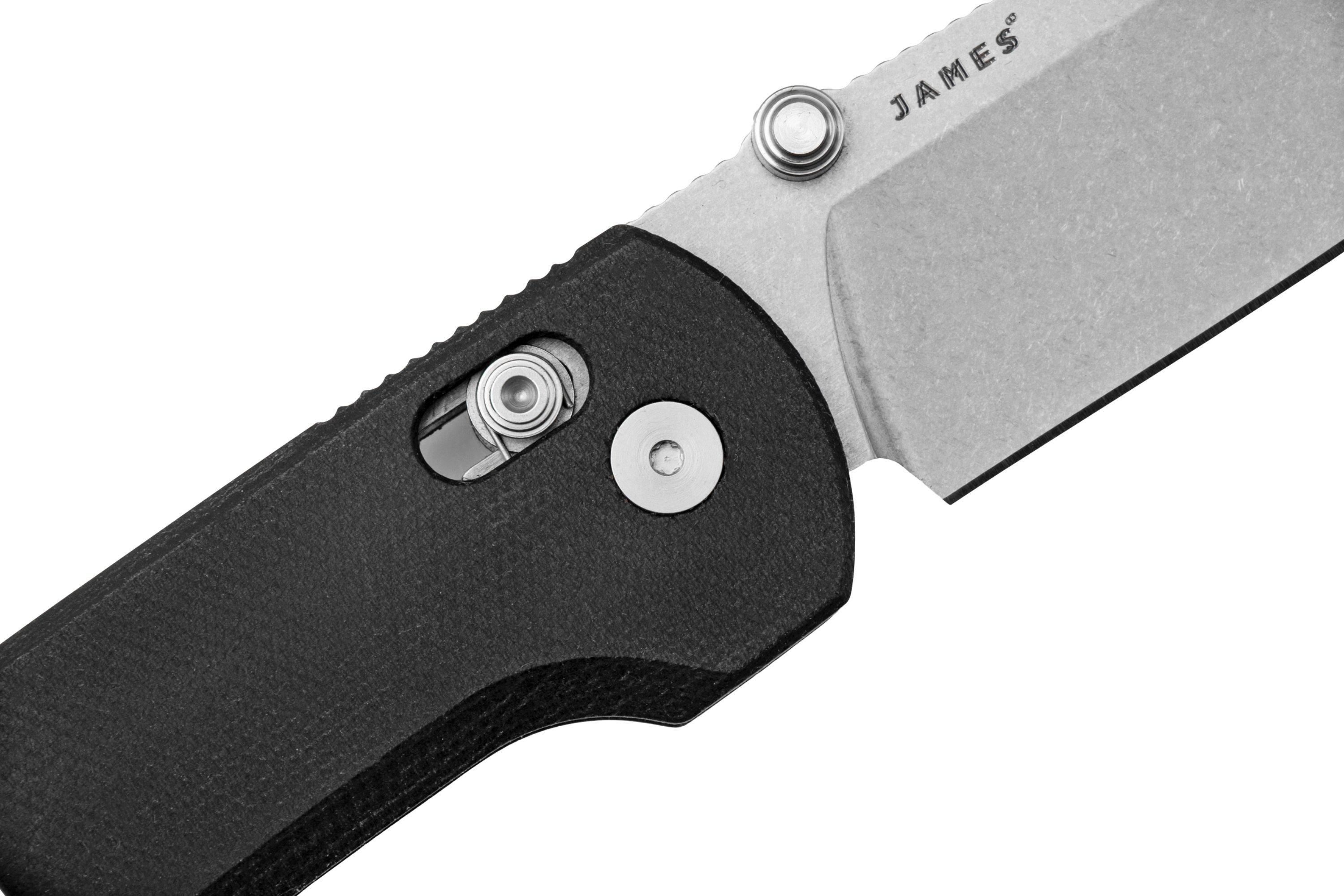The James Brand The Kline Black Stainless Micarta JAKN12014300 pocket