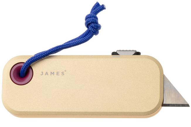 Afbeelding voor The James Brand The Palmer, Buttermilk + Raspberry Aluminum, Purple Lanyard  KN121272-00, utility mes 