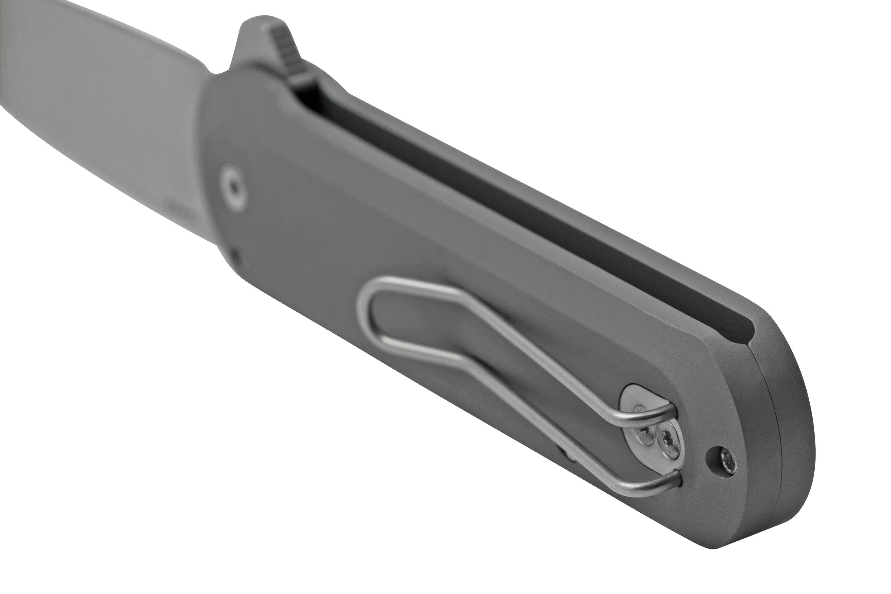 The James Brand The Wells KN123185-00 MagnaCut, Grey Aluminum