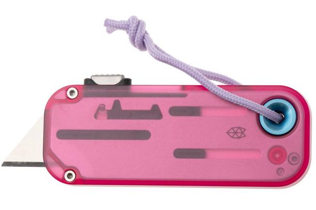 Afbeelding voor The James Brand The Palmer Clear, Mulberry + Deep Blue, Purple Lanyard KN126273-00, utility mes