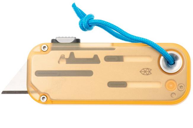 Afbeelding voor The James Brand The Palmer Clear, Olive Stone + Stainless, Blue Lanyard KN126274-00, utility mes 