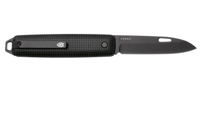 Afbeelding voor The James Brand The Ellis KN131265-00 Black 12C27, Black Aluminum, zakmes