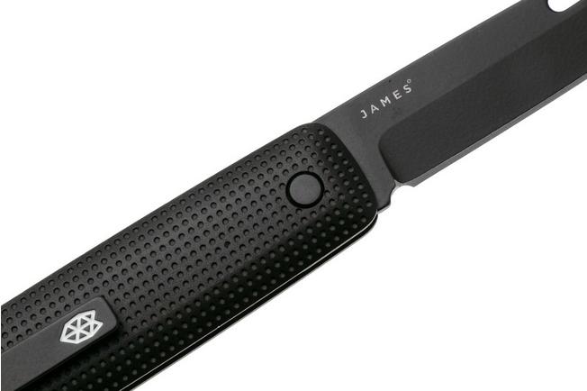 Afbeelding voor The James Brand The Ellis KN131265-00 Black 12C27, Black Aluminum, zakmes
