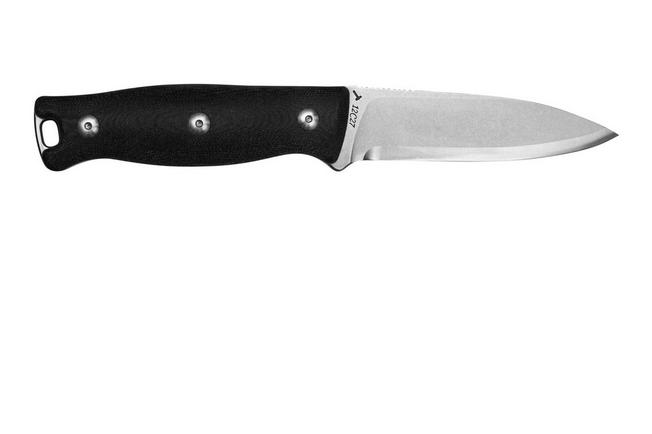 Bild für J.E. Made BushCraft ScandiGrind, Black Micarta Bushcraftmesser