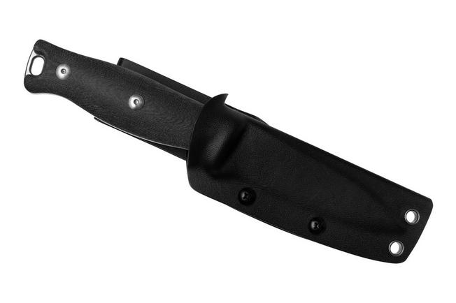 Bild für J.E. Made BushCraft ScandiGrind, Black Micarta Bushcraftmesser