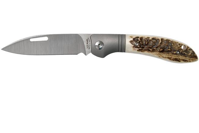 Image for J.E. Made Phoenix, Stag, S35VN, pocket knife