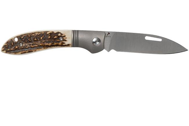 Image for J.E. Made Phoenix, Stag, S35VN, pocket knife