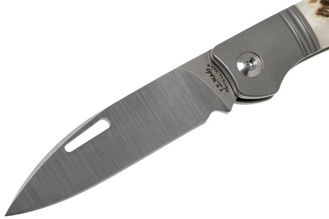 Image for J.E. Made Phoenix, Stag, S35VN, pocket knife