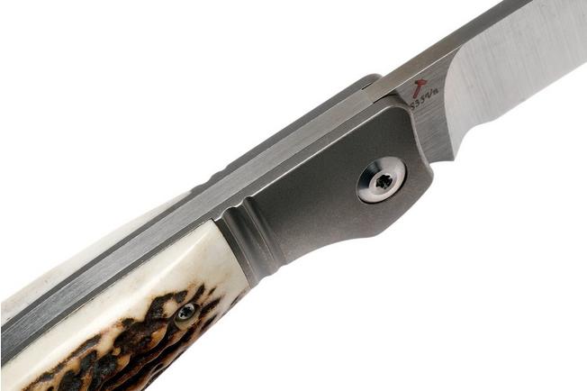 Image for J.E. Made Phoenix, Stag, S35VN, pocket knife