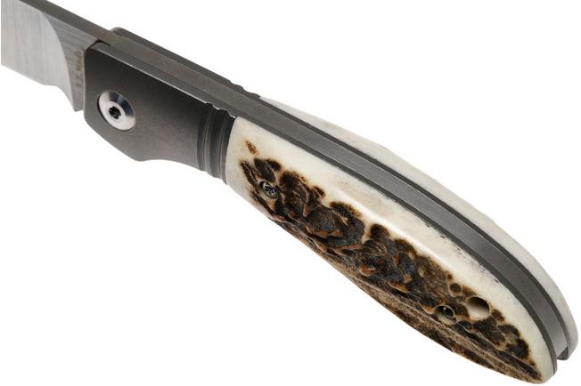 Image for J.E. Made Phoenix, Stag, S35VN, pocket knife