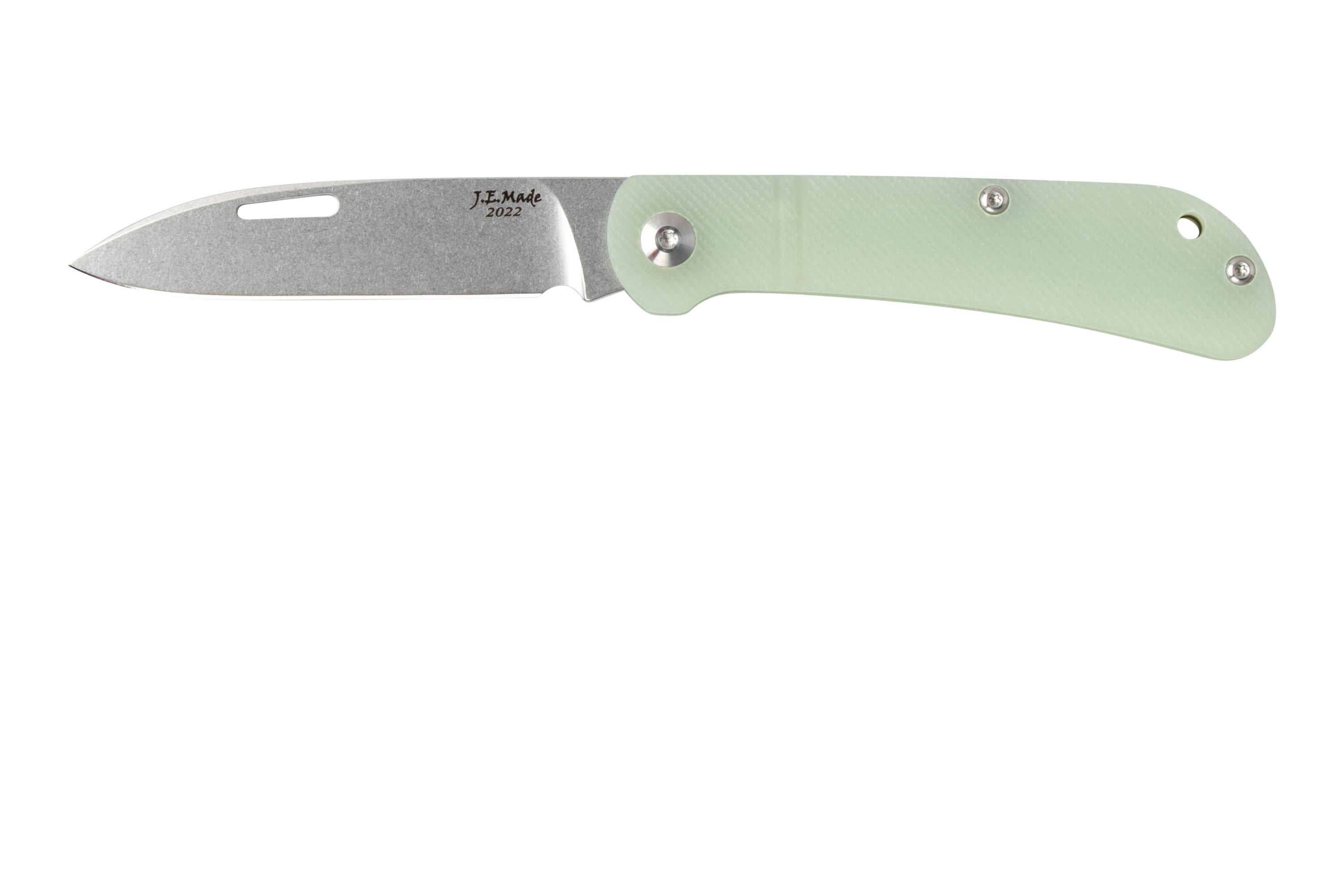 J.E. Made Zulu Jade G10, D2 Slipjoint-Taschenmesser
